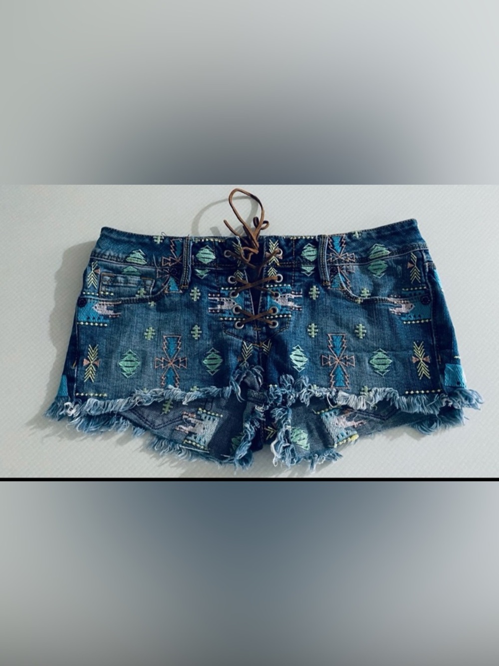 Blue Denim Women's Shorts